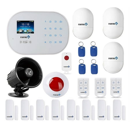 GSM 3G/4G WiFi Security Alarm System-S6 Titan Deluxe Wireless DIY Home and Business Security System Kit by Fortress Security Store- Easy to Install Security (Best Business Alarm System)