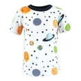 thumbnail image 7 of Hudson Baby Infant and Toddler Boy Short Sleeve T-Shirts, Solar System Shark, 12-18 Months, 7 of 7