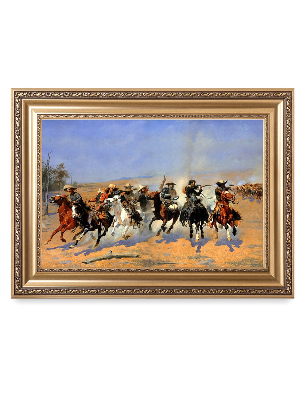 DECORARTS - A Dash for the Timber by Frederic Remington. Giclee Prints ...