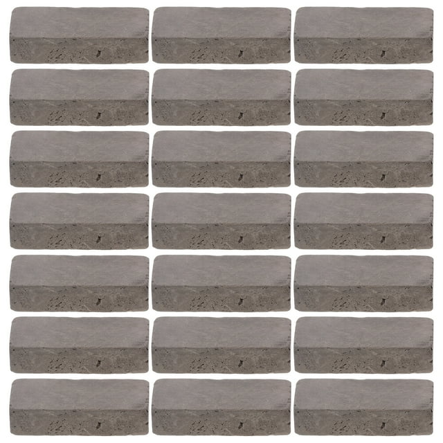 40pcs Mini Bricks Tiny Bricks For Landscaping Grey Miniature Bricks Model Brick Wall Small Bricks For Crafts Realistic Fake Bricks For Dollhouse