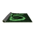 thumbnail image 2 of Ahgly Company Indoor Rectangle Oriental Emerald Green Modern Area Rugs, 4' x 6', 2 of 4