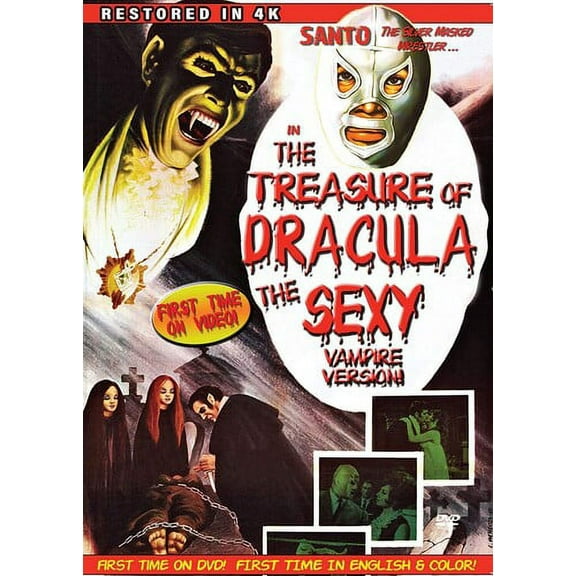 Santo in the Treasure of Dracula (The Sexy Vampire) (DVD), Vci Entertainment, Horror