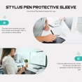 thumbnail image 4 of Weiweiguan Housse de Stylet 1Ensemble en Silicone Compatible pour Ipad Pencil 2, 4 of 6