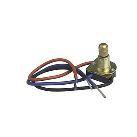 - Pass & Seymour 653 Rotary Single Pole 4 Position 2 Circuit Appliance Switch Brass Finish