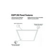 thumbnail image 3 of Metalux Cooper Lighting 22CGFP3540C 2 x 2 ft. 3582 lm LED Light Panel — Residential Use, Standard Application, 3 of 5