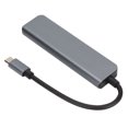 thumbnail image 3 of Hub USB C 5 en 1, Ultra alta definición, velocidad de transferencia de 5Gbps, carga PD, adaptador de concentrador USB C a Ethernet para viajes en casa y oficina, 3 of 5