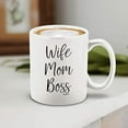 thumbnail image 4 of Shop4ever Wife Mom Boss Ceramic Coffee Mug Mother's Day Gift Idea (11 oz.), 4 of 5