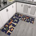 thumbnail image 4 of Aesthetically Pleasing Non-Slip Red Mushroom Kitchen Rugs & Mats, Set of 2, Cushioned - Adds Boho Style to Kitchen, Sink, Laundry, Bathroom - Great Home Decor, Sizes 17x30 & 17x47 inches, 4 of 7