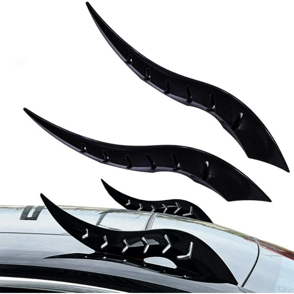 devil horns for car cool 3d wild mecha-style dragon horns for car - no drill roof decor
