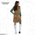 thumbnail image 2 of UNDERWRAPS Cute 60s Mini Hippie Dress With Fringe Vest Womens Costume - 60s Long Sleeve Mini Dress (Womens Small 4-6), 2 of 7