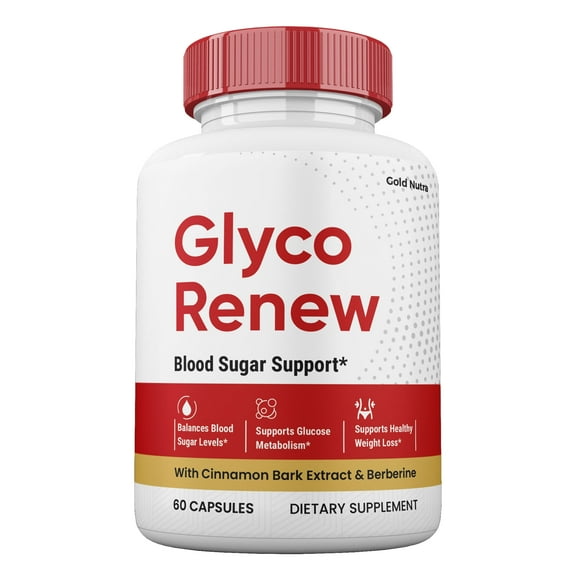 (1 Pack) Glyco Renew Blood Sugar Capsules,  Maximum Strength, Made in the USA.