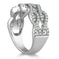 thumbnail image 2 of SZUL Women's 5/8 Carat TW Diamond Fashion Ring in 10K White Gold  (J-K-L Color, I2-I3 Clarity), 2 of 3
