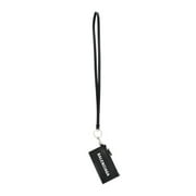 Balenciaga Cash Black Leather Lanyard Card Holder Wallet 594548