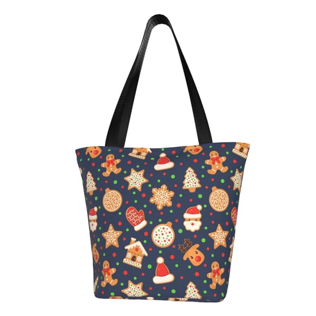 Disketp Holiday Gingerbreads Bolsa de Hombro Casual para Mujer, Bolso Cruzado para Compras, Viajes y Uso Diario
