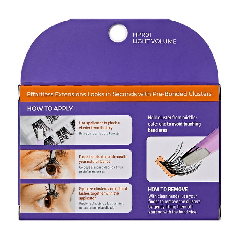 コレクション kiss press KISS Press-On False Eyelashes, Scarlet, 14 mm, 8 Clusters