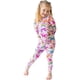thumbnail image 1 of Pijama Posh Peanut Girls de viscosa suave de bambú de 5 a 6 años, 1 of 1