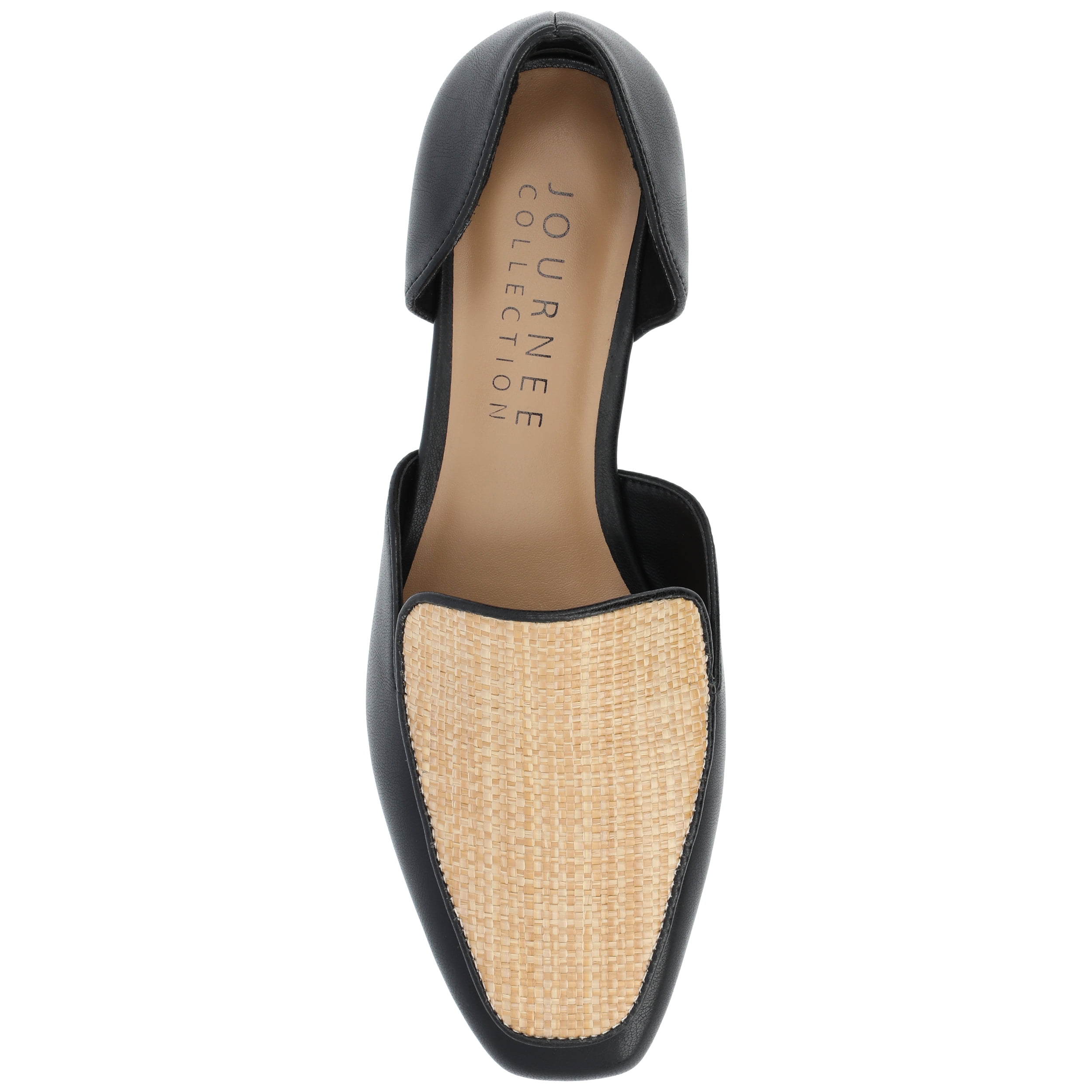 Journee Womens Kennza Soft Faux Leather Slip On Flats