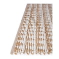 thumbnail image 3 of Unique Loom Chindi Jute Collection Area Rug (2' 7" x 10' Runner White/Natural), 3 of 6