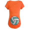 thumbnail image 1 of CafePress - Funny Volleyball Belly - Maternity Dark T-Shirt, 1 of 1