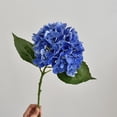 thumbnail image 4 of Faux Hydrangea Flowers, Artificial Hydrangea Flowers, Real Touch Flowers, 3D Realistic Large Artificial Hydrangea Flowers Home Wedding Party Table Centerpieces Decoration Blue 1Pcs, 4 of 8