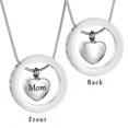 thumbnail image 2 of Heart Cremation Jewelry for Ashes, Engraved Love You To the Moon and Sun Back Memorial Urn Necklace Keepsake Cremation Pendant Jewelry, 2 of 7