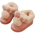 thumbnail image 2 of Baby Girl's Snow Boots Winter Children's Thick Boots With Rabbit Ears Warm Shoes, 2 of 8