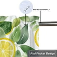 thumbnail image 5 of Spring Window Valances Lemons Refreshing Agriculture Watercolor Art Rod Pocket Valances for Kitchen, Bathroom, Living Room 54x18inch(1Pcs), 5 of 5