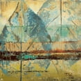 thumbnail image 2 of Pinto, Patricia 12x12 Black Ornate Wood Framed with Double Matting Museum Art Print Titled - Rain Leaves I, 2 of 4