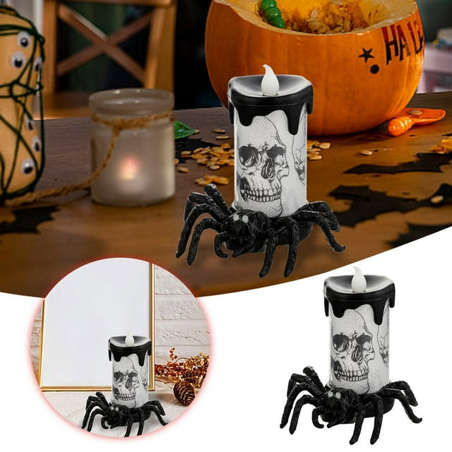 KER Transform Your Space With The Glowing Candle Lamp – Perfect For Halloween Parties & Cozy Nights!