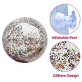 thumbnail image 3 of Inflatable Beach Balls,5 Pack,glitter Pool Ball Floatable Balls, 3 of 5