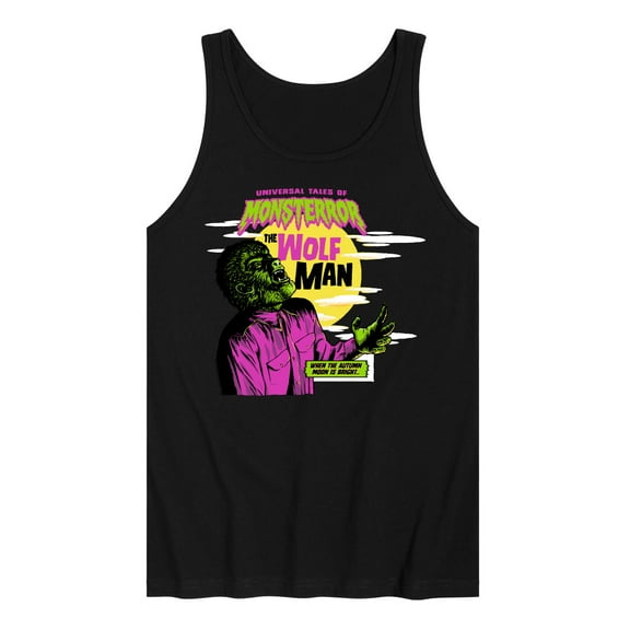 Classic Monsters - Universal Tales of Monsterror - The Wolf Man - When the Autumn Moon is Bright - Men's Jersey Tank Top