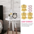thumbnail image 2 of KAKOWELY Golden Iron Bracket for Home with Safe Durable Material Simple Design 3Pcs,1.77"X1.38"X1.38", 2 of 5