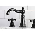 thumbnail image 4 of Fauceture FSC1970AX American Classic Robinet de Salle de Bain Traditionnel Classique 8 Po. à Large Diffusion, Noir Mat, 4 of 8