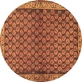 thumbnail image 1 of Ahgly Company Indoor Round Persian Brown Traditional Area Rugs, 7' Round, 1 of 4