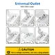 thumbnail image 5 of Adaptador de enchufe de viaje Acer Universal con 5 puertos USB 5,8 A, color blanco, 5 of 6