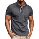 thumbnail image 2 of pstuiky camisetas para hombre, Camisa informal de manga corta con botones y cuello vuelto para hombre ropa de hombre xxl, 2 of 8
