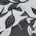 thumbnail image 7 of Superior Blackout Leaves Curtains Set of 2, Light Filtering Grommet Curtain Panel Set, Silver-Black, 46"W x 63"L, 7 of 7