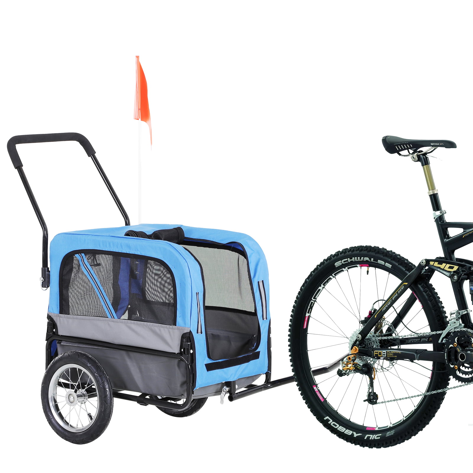 2 in 1 bike trailer stroller