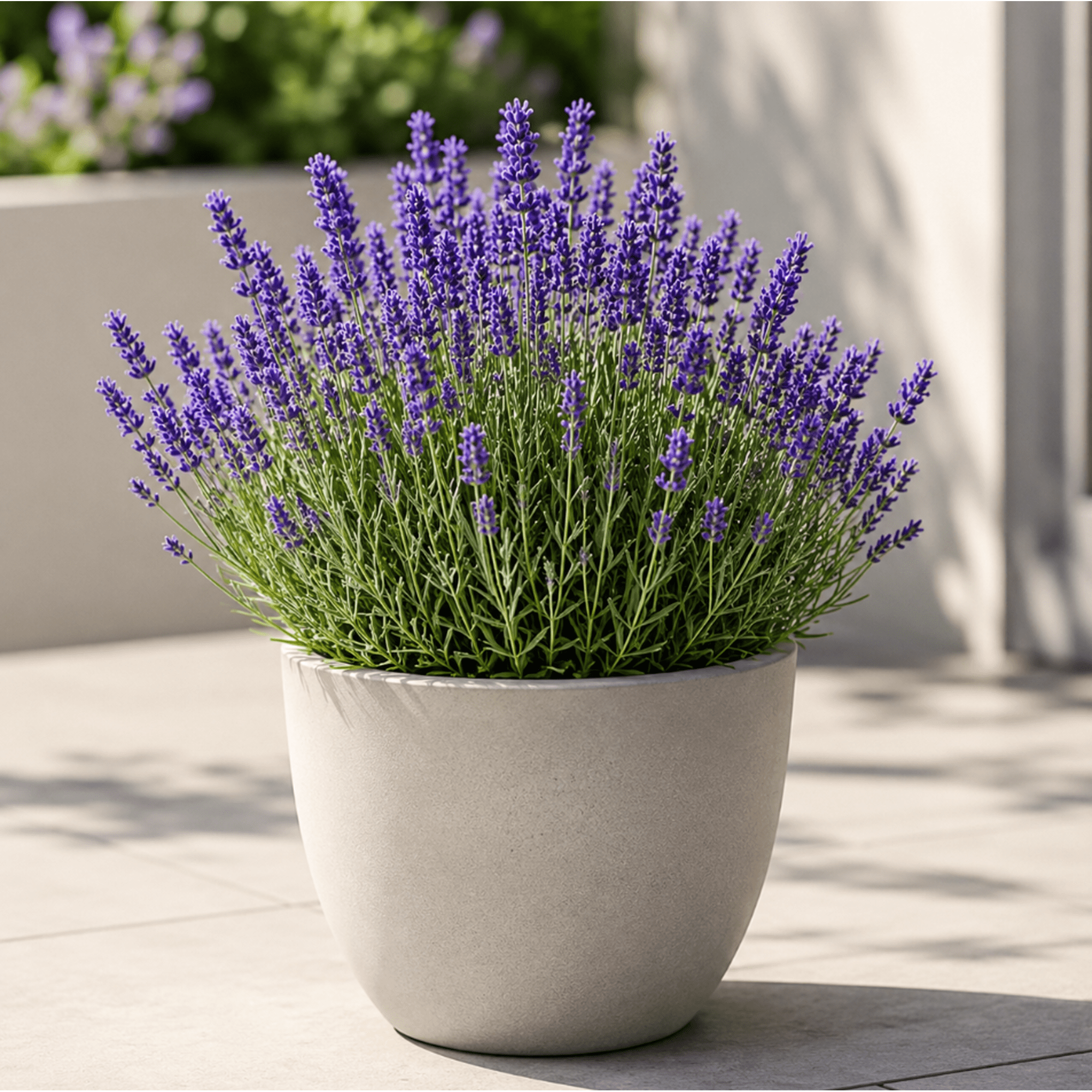 English Lavender Plant Live for Planting Provence Lavandula English Lavender Flower Fragrant Purple Flowering Shrub for Garden, 3-5 Inch Tall, 3 Inch Pot
