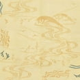 thumbnail image 1 of Ahgly Company Machine Washable Indoor Square Abstract Chrome Gold Yellow Area Rugs, 7' Square, 1 of 7