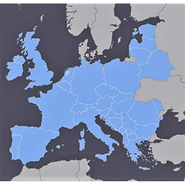 Europe GPS Map 2026 for Garmin Devices on microSD