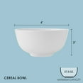 thumbnail image 3 of Fitz and Floyd Nevaeh 27.5 oz White Classic Rim Bone China Adult Tableware Bowl (1 Count), 3 of 9