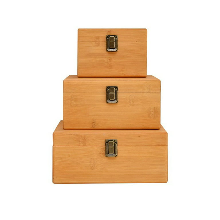 Storage Box / 50 Compartments Box / Keepsake Box / Storage Box / Keepsake  Box / Collection Storage Box / Natural Wood Color Box 