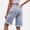 Blue, variant on WPPGONE Denim Bermuda Shorts for Women Knee Length Distressed Holed Straight Leg Frayed Vintage Bottoms Fashion Casual Summer Versatile Jean Shorts with Pockets