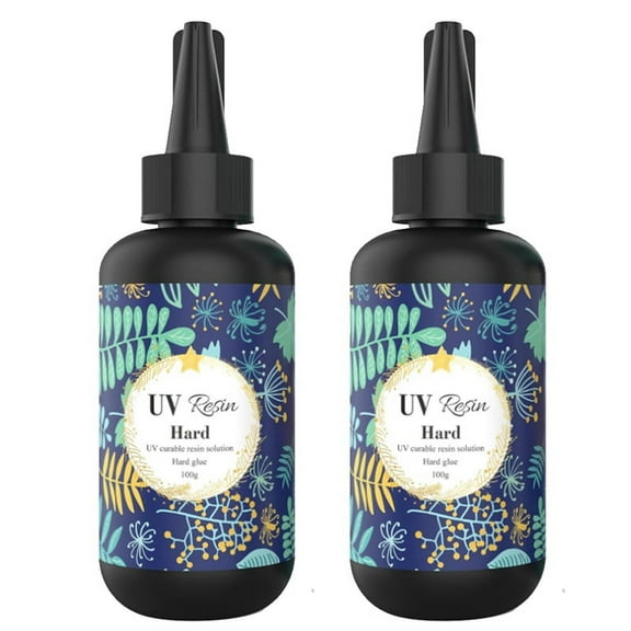 UV Resin 200g Crystal Clear UV Resin, Upgraded UV Resin Hard Type, Resin UV Fast Cured for Jewelry Making, DIY Craft