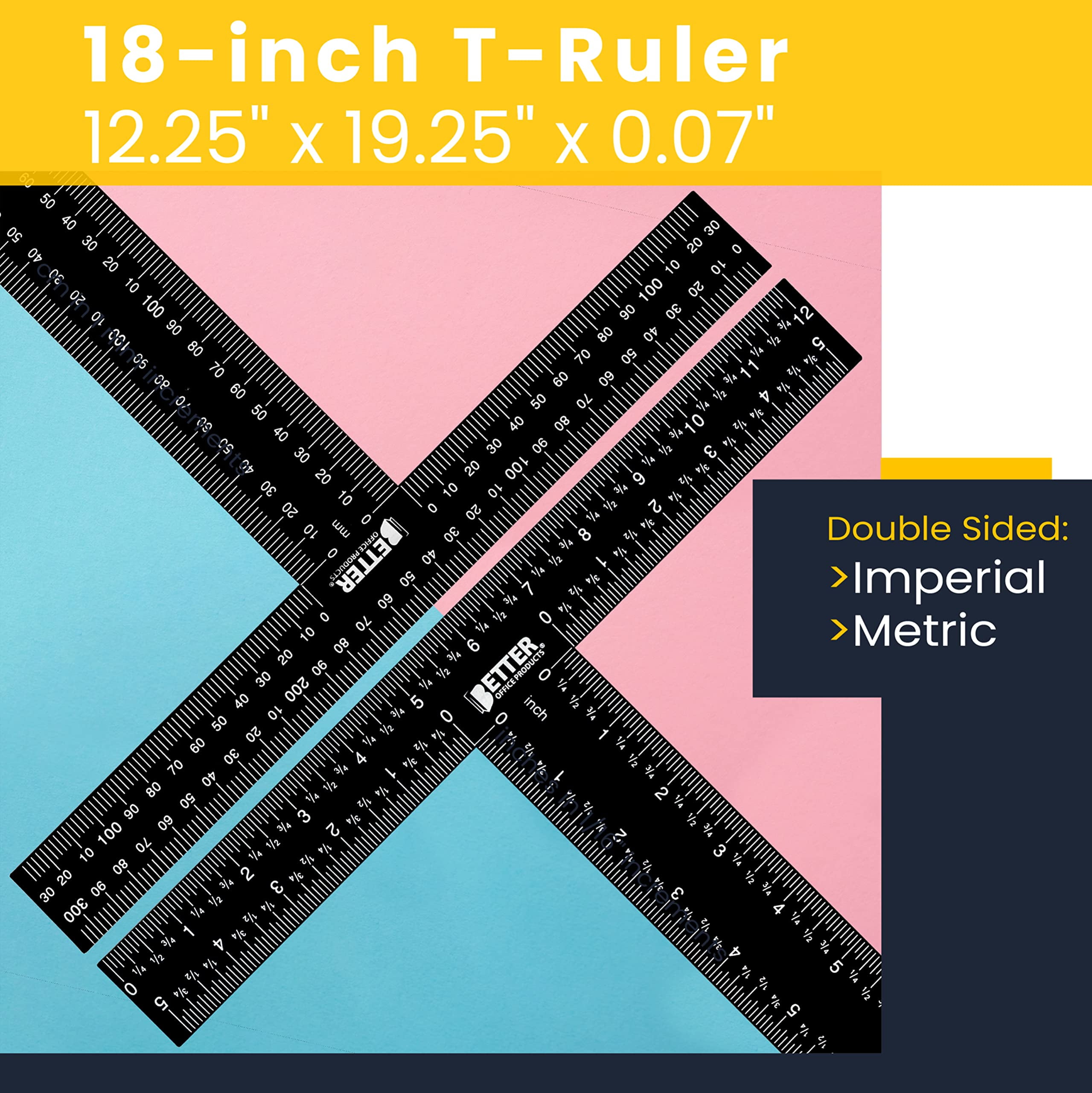 T-Square Precision Ruler – Lawson Screen & Digital Products