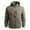 Khaki, variant on Men's Casual Outdoor Windbreaker Jacket with Detachable Hood Long Sleeve Zipper Pocket Thin Coat for Hiking