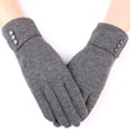 thumbnail image 5 of Guantes con forro polar, guantes cálidos de otoño e invierno, guantes de montar de mujer con forro polar de terciopelo no invertido, guantes de nieve de invierno, 5 of 5
