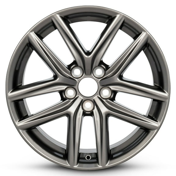 Part Synergy Replacement for OEM Wheel 18x8 in for 2014-2019 Lexus IS250 Hyper Silver 18 inch Aluminum Rim