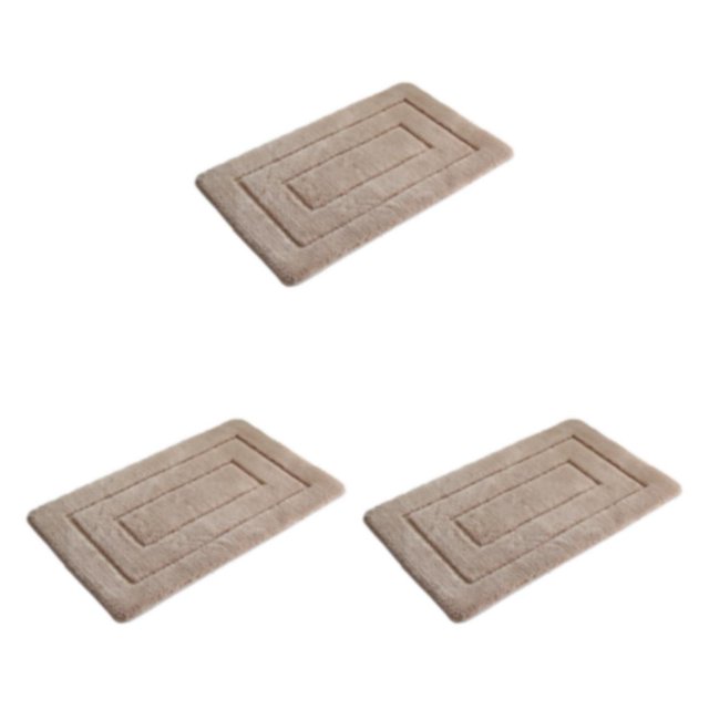 Cateissary Alfombra de baño sin derramamiento con textura y fuerte absorción de agua baño absorción de agua Camel 40x60CM Type1 NO1